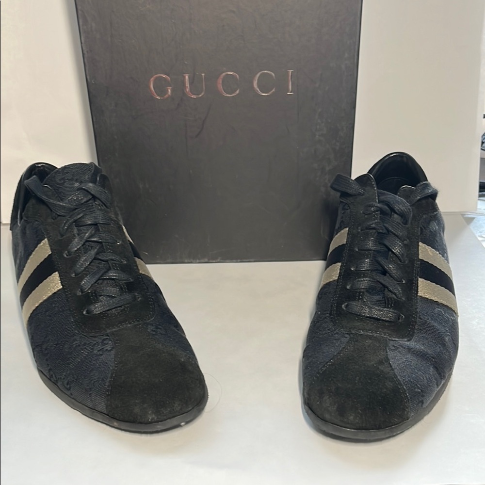 Vintage GUCCI GG monogram sneakers | Sz 9